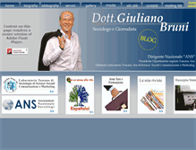 Tablet Screenshot of giulianobruni.com